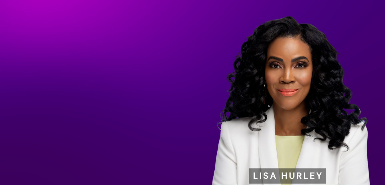 Headshot of Space to Exhale Author Lisa Hurley in a white blazer
